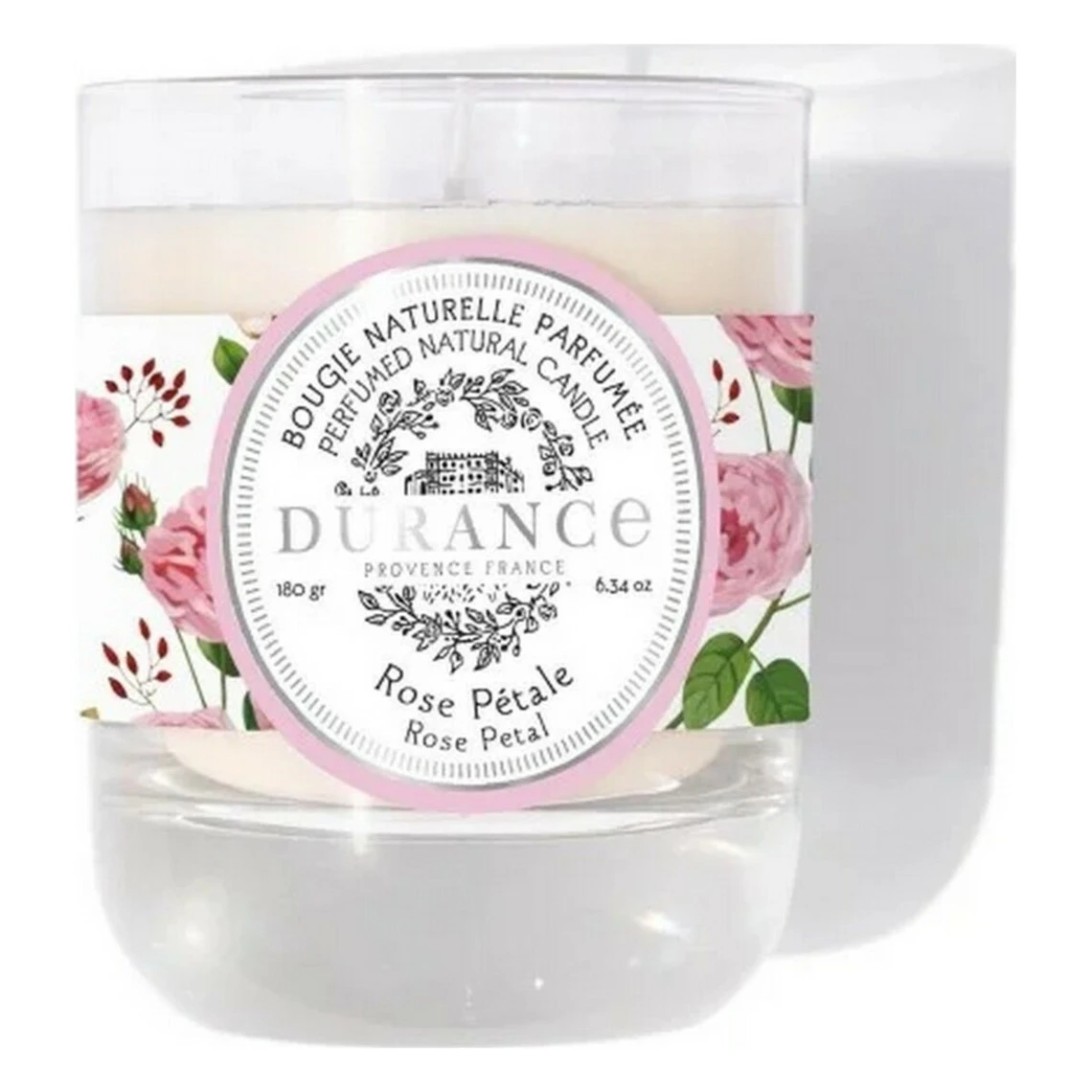 Bougie Naturelle Parfumée Durance Rose Pétale 3 Bougie Naturelle Parfumée Durance Rose Pétale